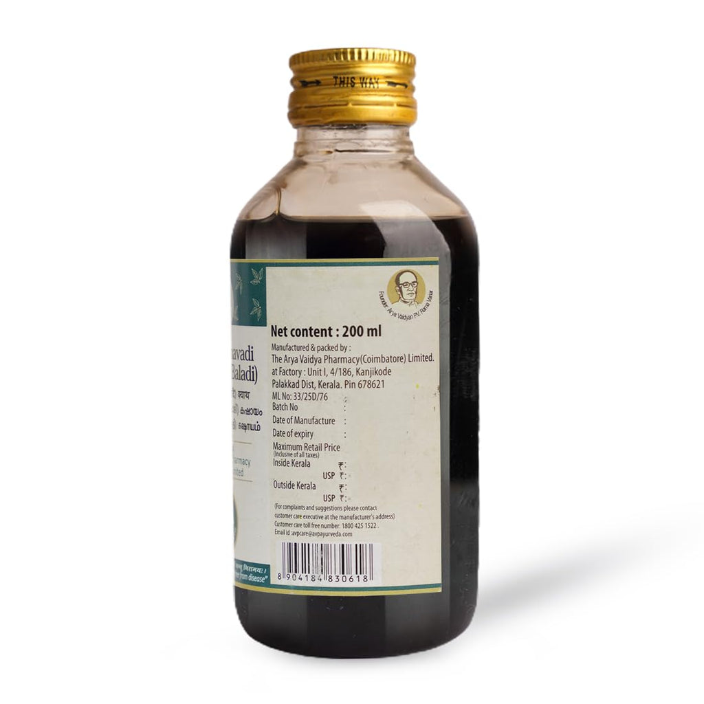 AVP Ayurvedic Balapunarnavadi Baladi Kashayam Liquid 200ml