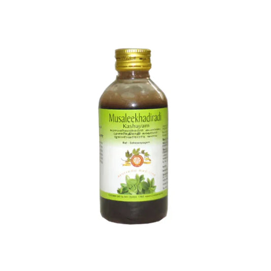 AVP Ayurvedic Musaleekhadiradi Kashayam Liquid 200ml