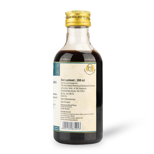 Arya Vaidya Pharmacy Rasnasapthakam Kashayam Ayurvedic Liquid – 200ml