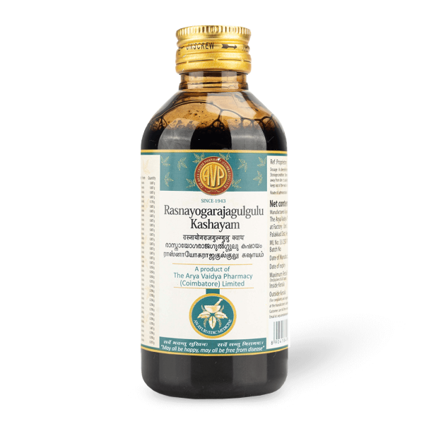 AVP Ayurvedic Rasnayogarajagulgulu Kashayam Liquid 200ml