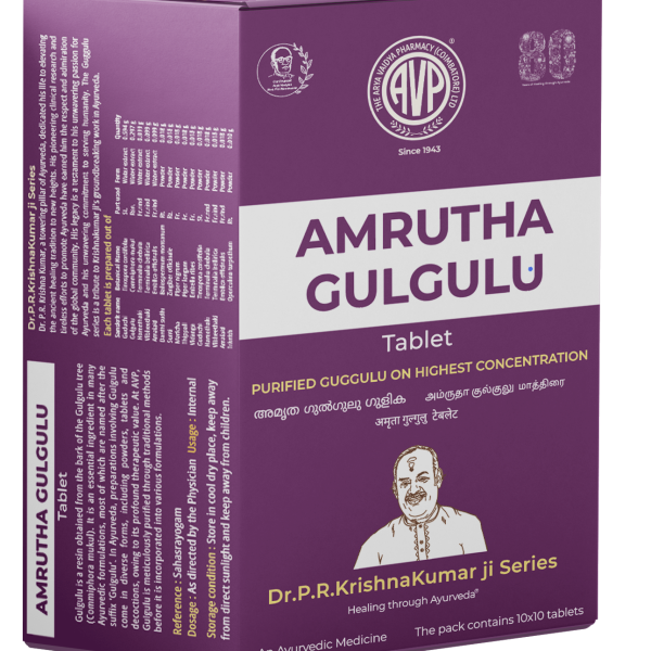 AVP Ayurvedic Amrutha Gulgulu 100 Tablets