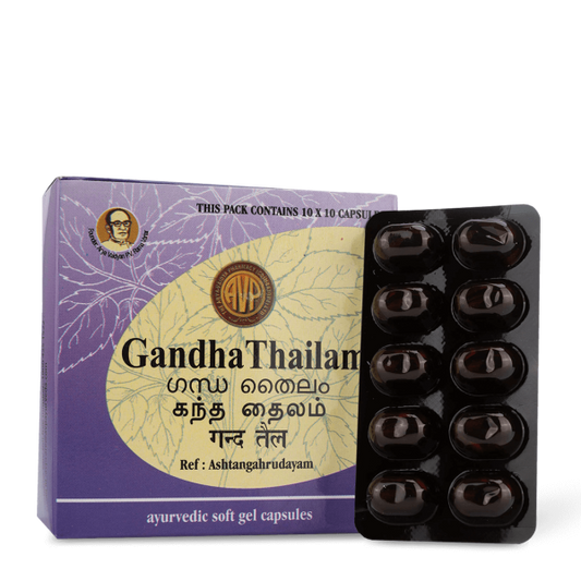 AVP Ayurvedic Gandha Thailam Gel Capsules