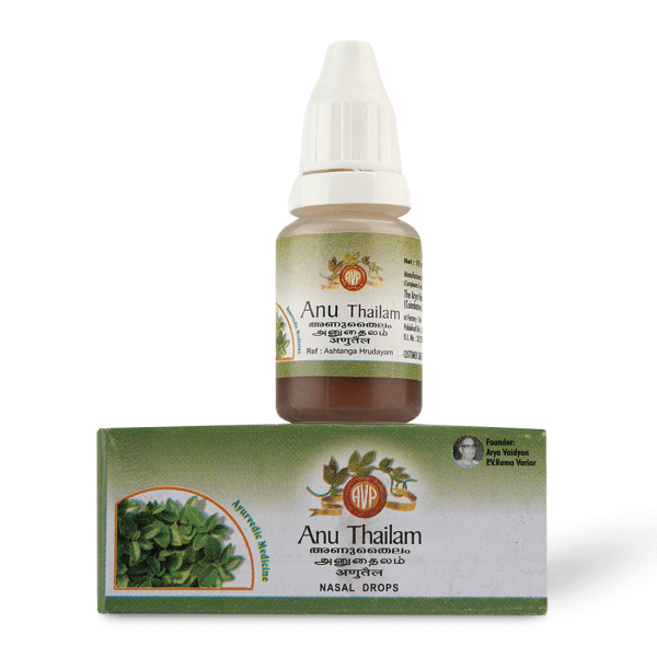 AVP Ayurvedic Anu Thailam Oil Nasal Drops 10ml