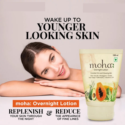 Moha Cosmetics Overnight Lotion 100ml