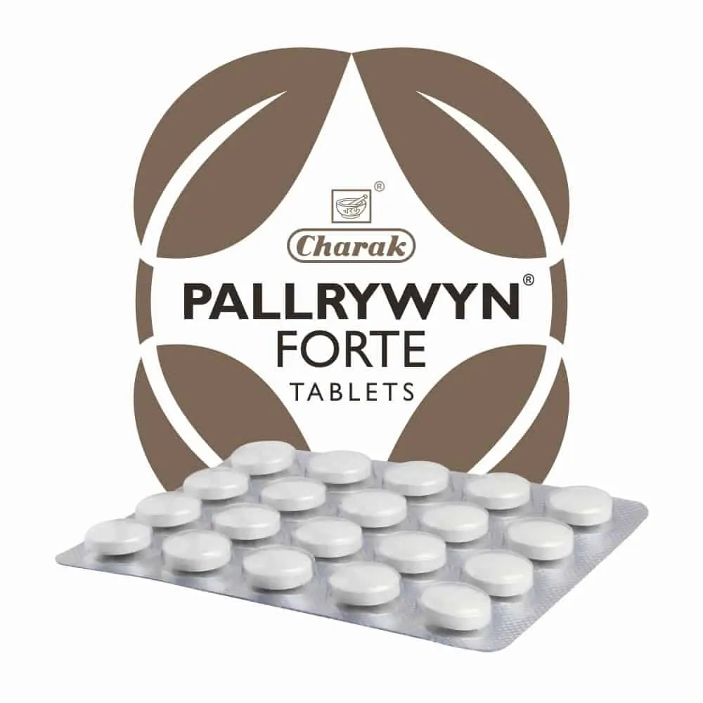 Charak Ayurvedic Pallrywyn Forte 20 Tablets