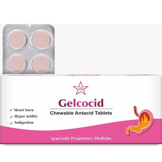 Skm Siddha Ayurveda Gelcocid Antacid Suspension Liquid & 650mg Tablets