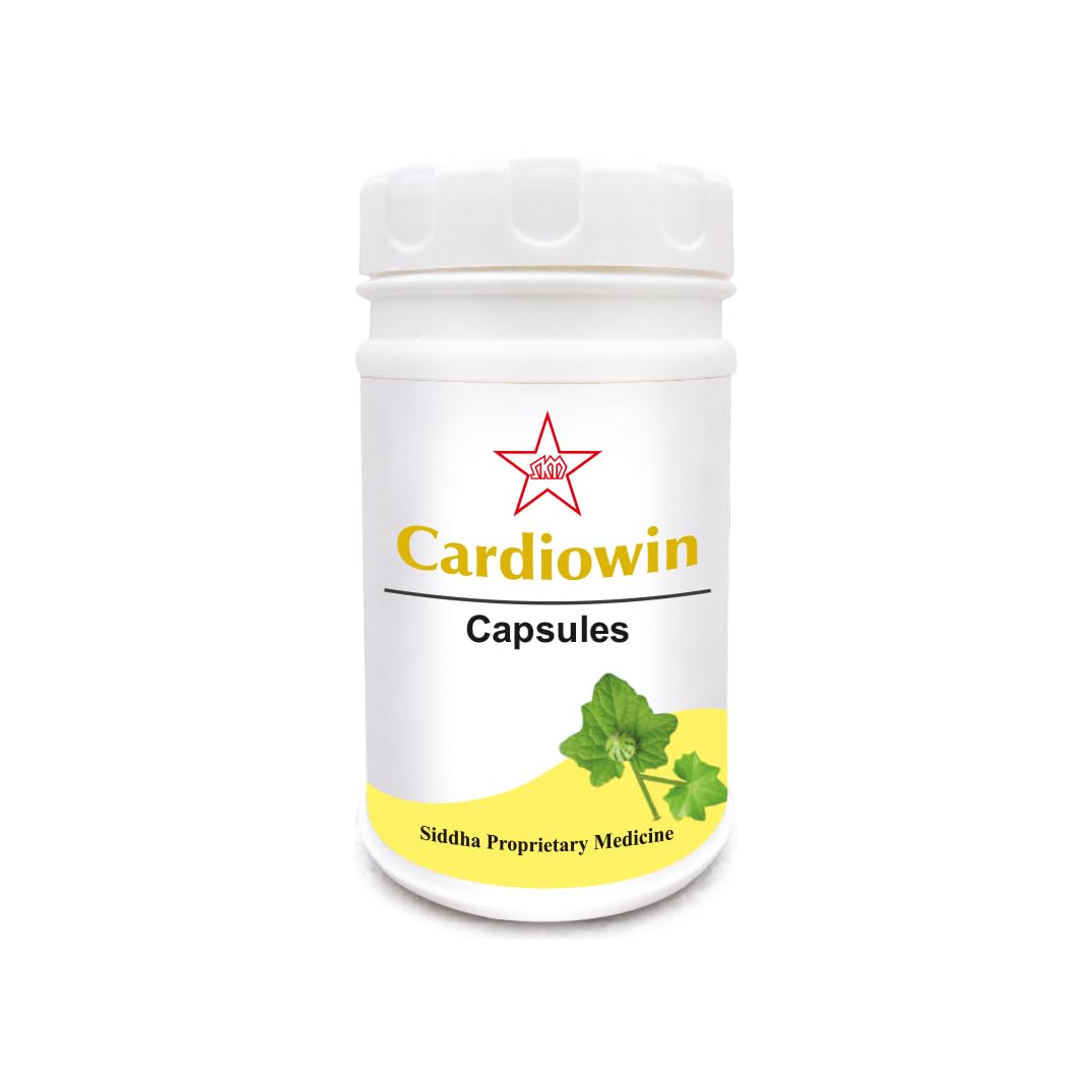 Skm Siddha Ayurveda Cardiowin 500mg 100 capsules