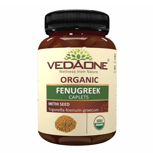 Vedaone Ayurvedic Organic Fenugreek 750mg 60 Tablets