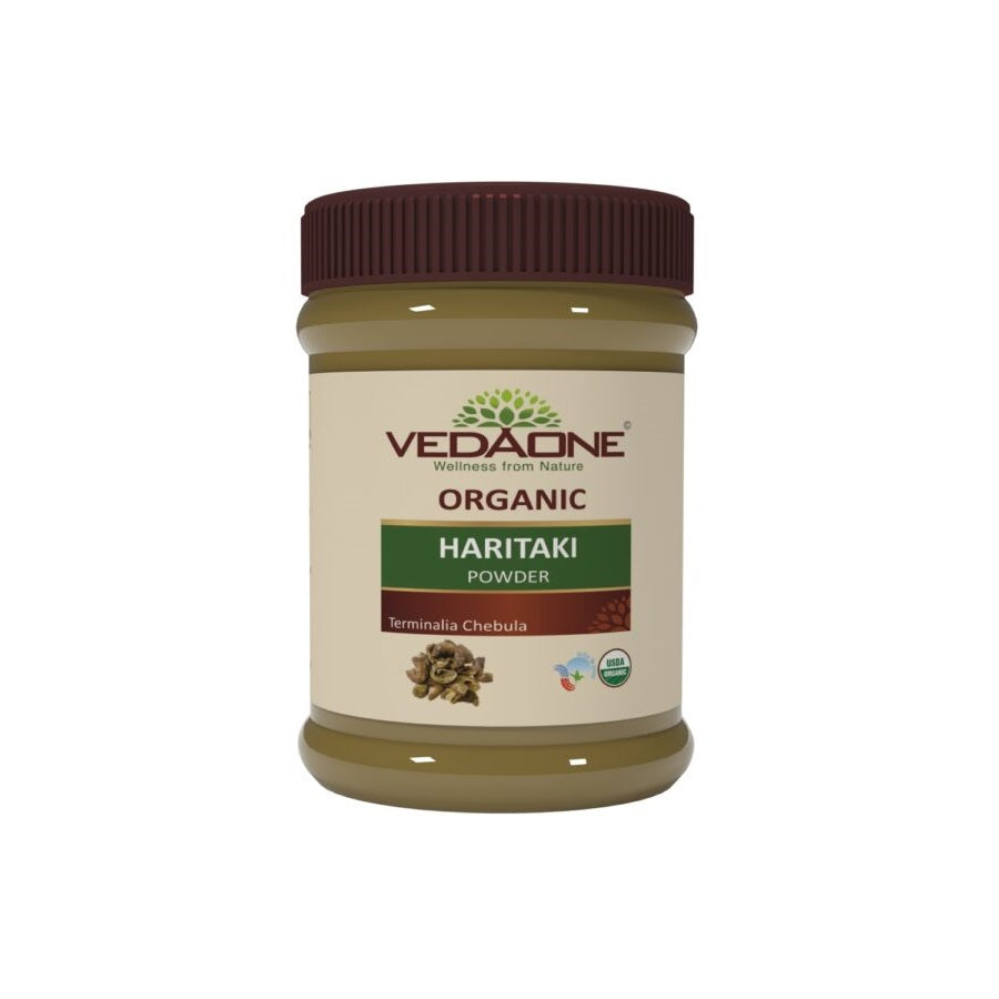Vedaone Ayurvedic USDA Organic Haritaki (Harde) Powder 100g