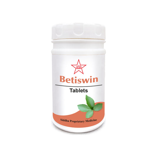 Skm Siddha Ayurveda Betiswin 500mg 100 Tablets