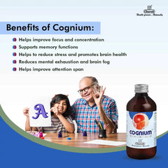 Charak Ayurvedic Cognium 20 Tablets & Syrup 200ml