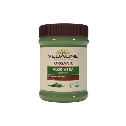 Vedaone Ayurvedic USDA Organic Aloe Vera For Hair and Skin Care Powder 100g