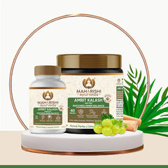 Maharishi Ayurveda Amrit Kalash For Perfect Health 600G Nectar Paste & 60 Ambrosia Tablet Dual Pack