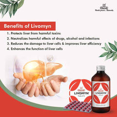 Charak Ayurvedic Livomyn Tablets,Drops & Syrup