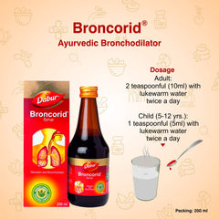 Dabur Ayurvedic Broncorid Syrup 200ml