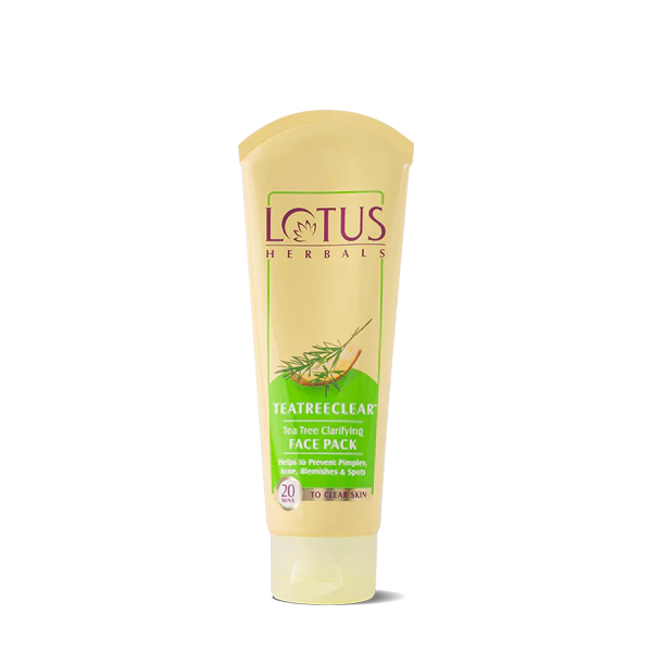 Lotus Herbals Cosmetics Teatreeclear Anti Acne Oil Control Tea Tree Face Pack 120g