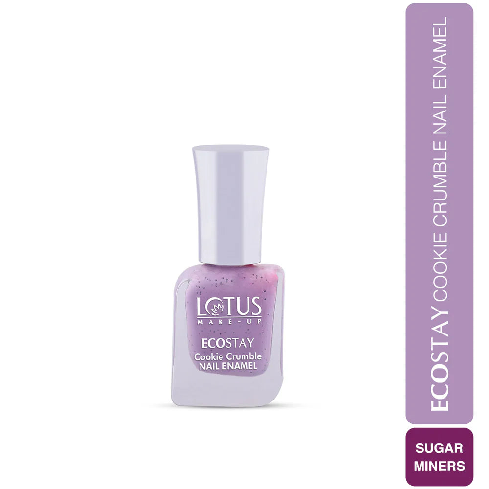 Lotus Makeup Cosmetics Ecostay Cookie Crumble Nail Enamel Chip Resistent 10ml