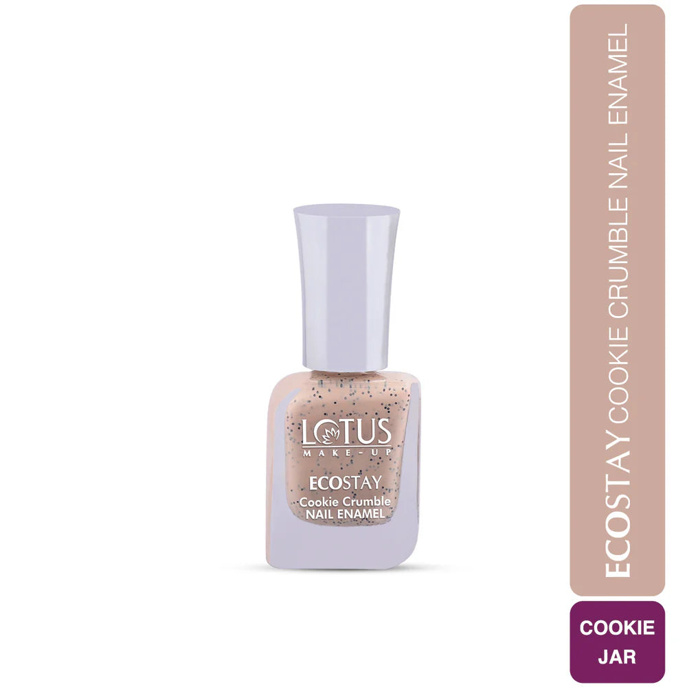Lotus Makeup Cosmetics Ecostay Cookie Crumble Nail Enamel Chip Resistent 10ml