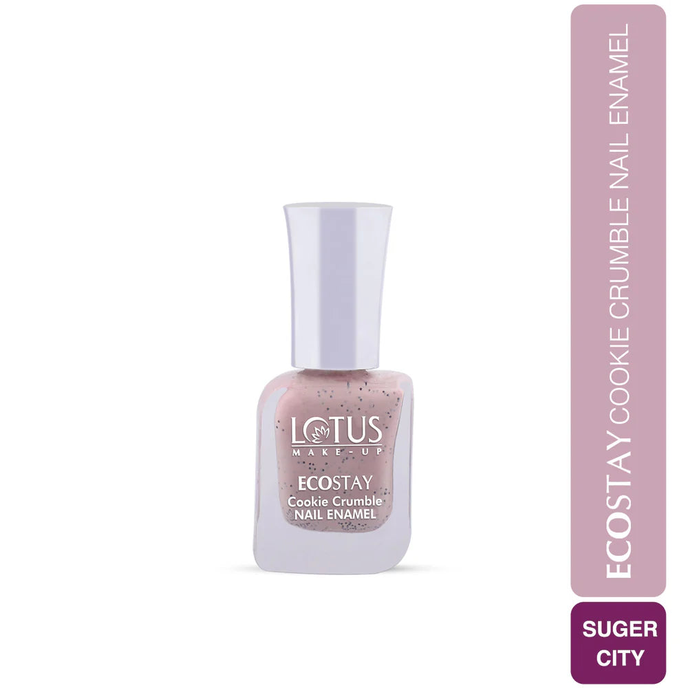 Lotus Makeup Cosmetics Ecostay Cookie Crumble Nail Enamel Chip Resistent 10ml
