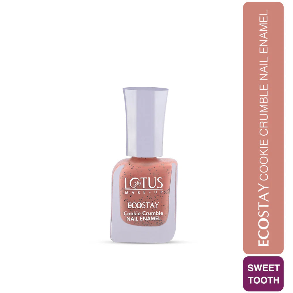 Lotus Makeup Cosmetics Ecostay Cookie Crumble Nail Enamel Chip Resistent 10ml