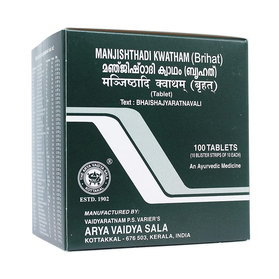 Kottakkal Ayurvedic Manjishthadi kwatham (Brihat) 100 Tablet