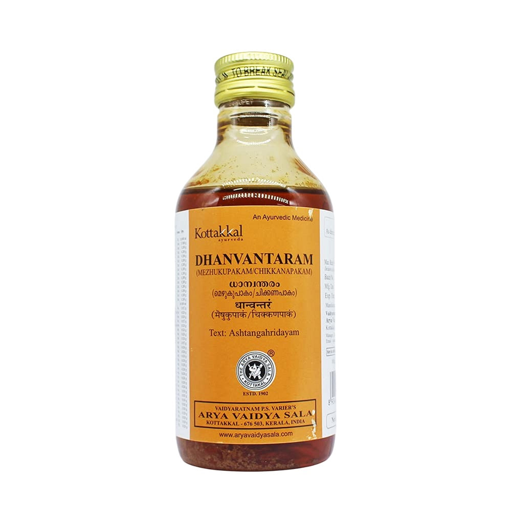 Kottakkal Ayurvedic Dhanvantaram Mezhukupakam Oil 200ml