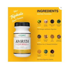 Apchem Amrita Ayurvedic Churna, wirksames ayurvedisches Heilmittel gegen Verstopfung und Verdauungstonikum für den Körper, 80 g
