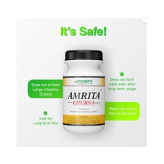 Apchem Amrita Ayurvedic Churna Effective Remedy For Constipation Powder 80 Gm