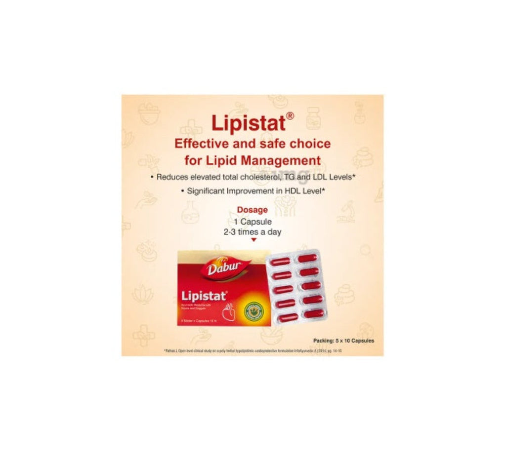 Dabur Ayurvedic Lipistat 50 Capsule