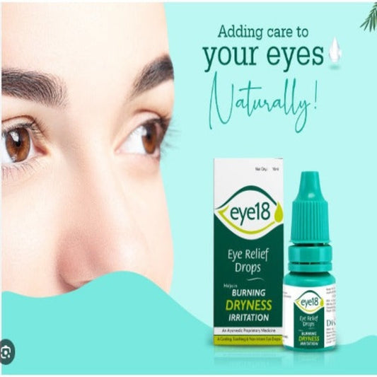 Divisa Herbal Care Ayurvedic Eye 18 Eye Relief Drops 10 ML