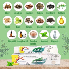 Dr.Morepen Active Smile Enriches With 17 Powerful Herbs Toothpaste 100 Gm