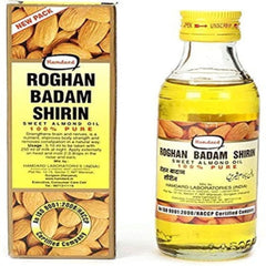 Hamdard Ayurvedic Raughan-E-Badam Shireen Масло сладкого миндаля для тела и кожи. 100% чистое и натуральное масло, улучшающее память.