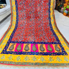 Bollywood Indian Pakistani Ethnic Party Wear Style Pure Soft Women Fancy Dupatta Handwork Dupatta for women Silk Dupatta Code 14