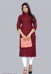 Болливудские индийские пакистанские этнические партийные женщины носят повседневную курти из мягкого чистого хлопка