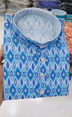 Болливудская индийская пакистанская этническая праздничная одежда из чистого мягкого плотного хлопка с принтом Курта Пижама