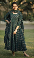 Bollywood Indian Pakistani Ethnic Party Wear Damen Weiches, reines Georgette-Glitzerkleid