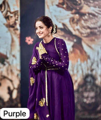 Bollywood Indische Pakistanische Ethno Party Wear Damen Weiches Kleid aus reiner Georgette
