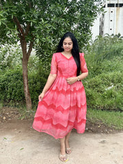 Bollywood Indian Pakistani Ethnic Party Wear Women Soft Pure Tubby Organza Midi Dress