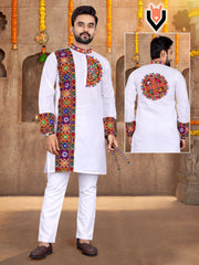 Болливудская индийская пакистанская этническая праздничная одежда из чистого мягкого тяжелого хлопка для мужчин Курта Пижама