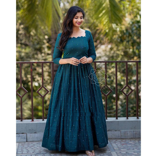 Bollywood Indische Pakistanische Ethnische Party Tragen Frauen Weiche Reine Georgette Maxi Kleid