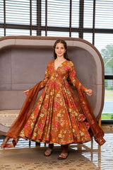 Bollywood Indische Pakistanische Ethno Party Wear Damen Weicher Reiner Viskose Blumendruck Anzug Set Kleid