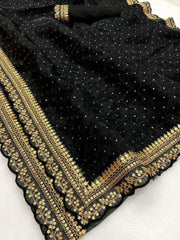 Bollywood Indian Pakistani Ethnic Party Wear Soft Pure Georgette Women & Girls Saree/Saris/Sari