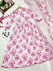 Bollywood Indische Pakistanische Ethnische Party Tragen Weiche Reine Musselin Baumwolle Anzug Kleid