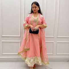 Bollywood Indian Pakistani Ethnic Party Wear Soft Pure Soft Organza Rajasthani Dress