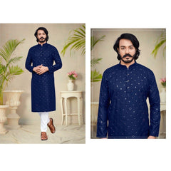 Bollywood Indische Pakistanische Ethnische Party Tragen Weiche Reine Baumwolle Männer Kurta Pyjama