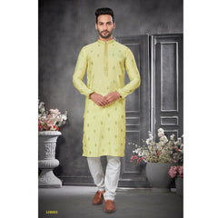 Bollywood Indische Pakistanische Ethno Party Wear Weiche Reine Schwere Baumwollseide Mit Sequenz Stickerei Arbeit Kurta Pyjama