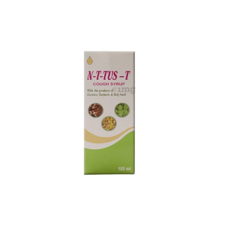 Cadila Chezgreen Ayurvedic N-T-Tus -T Cough Menthol Syrup 100ml