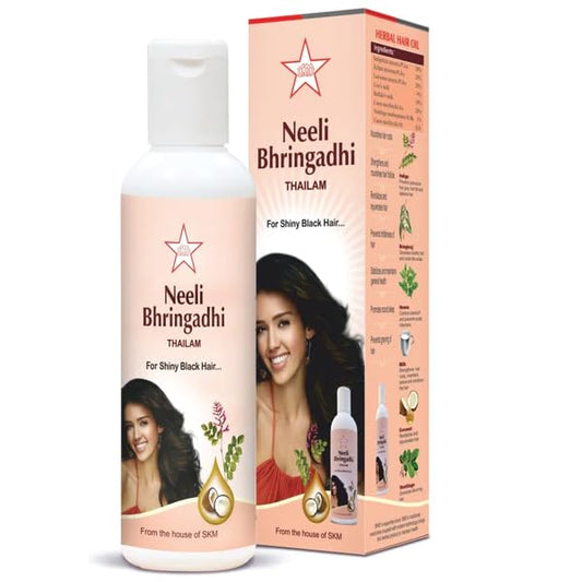 Skm Siddha Ayurveda Neeli Bhringadhi Thailam Oil 100ml & 200ml