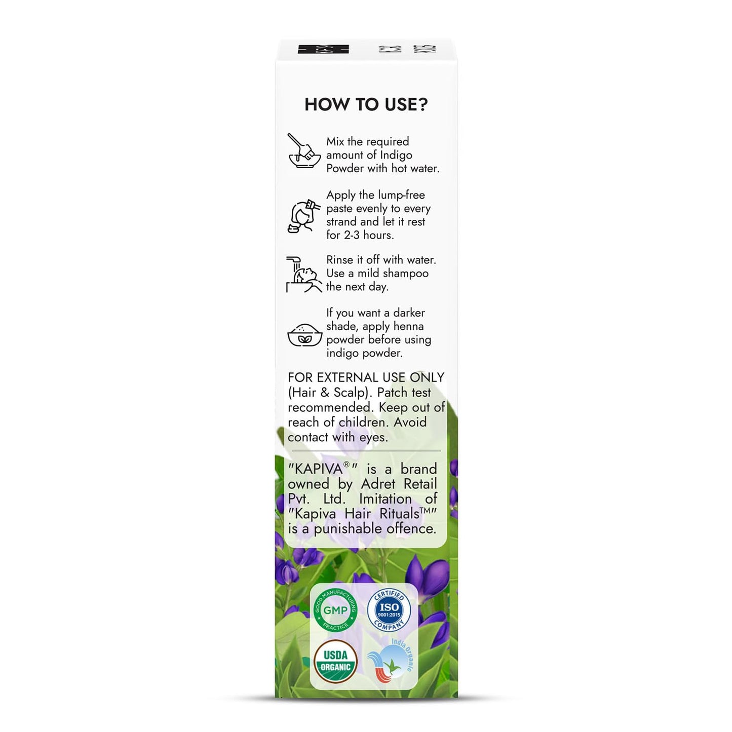 Kapiva Ayurvedic Organic Indigo Powder 100g