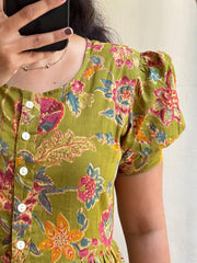 Bollywood Indian Ethnic Party Wear Pure Soft Cotton Print Dress